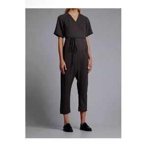 Rachel Comey Dispatch Wrap Jumpsuit Black Womens Size 2               MSRP $530